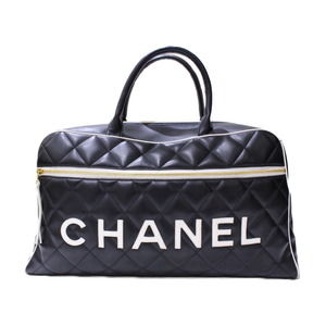 Chanel Matelasse Bag Black White